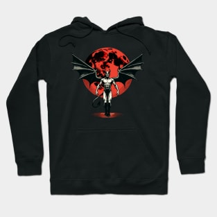 Devilman with Red Moon Hoodie